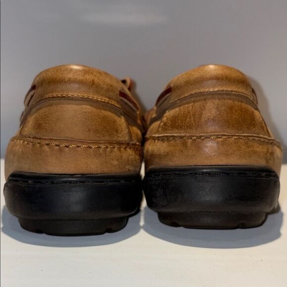 Brown Suede Moccasin Loafers with Slip-On Design - Picture 5 of 12